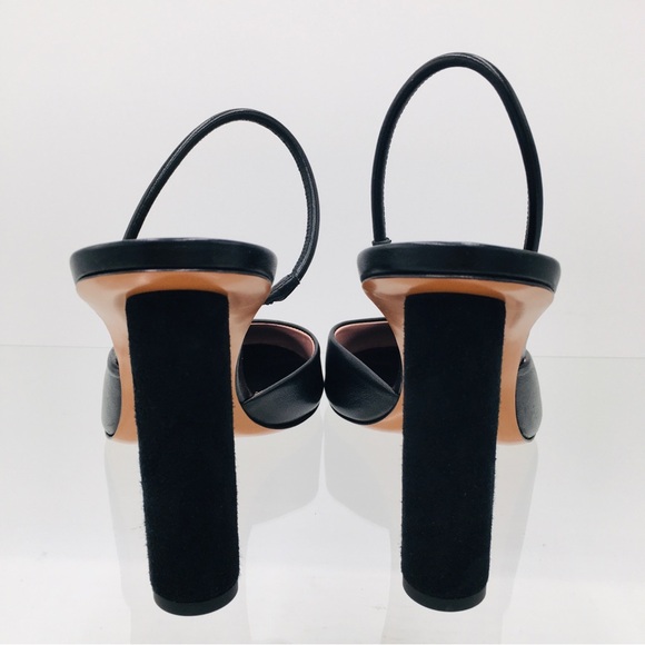 Proenza Schouler- Glove Slingback Pumps Nappa Black Size EU 38.5 M - Picture 9 of 16